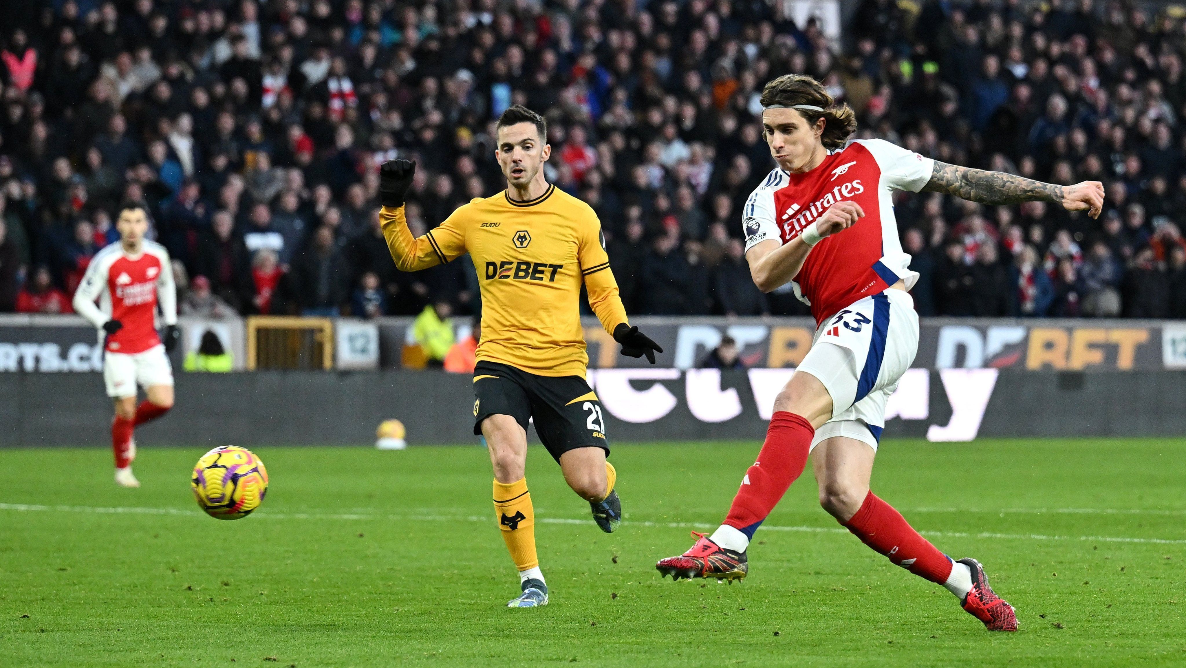 Partida entre Arsenal e Wolverhampton