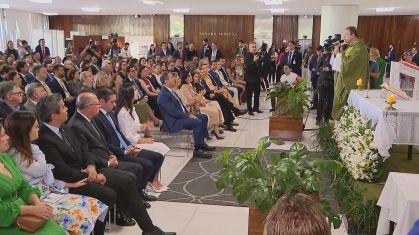 A missa católica para abertura do ano legislativo
