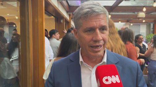 Paulo Teixeira, ministro do Desenvolvimento Agrário, em entrevista à CNN, em São Paulo, em 6 de fevereiro de 2025
