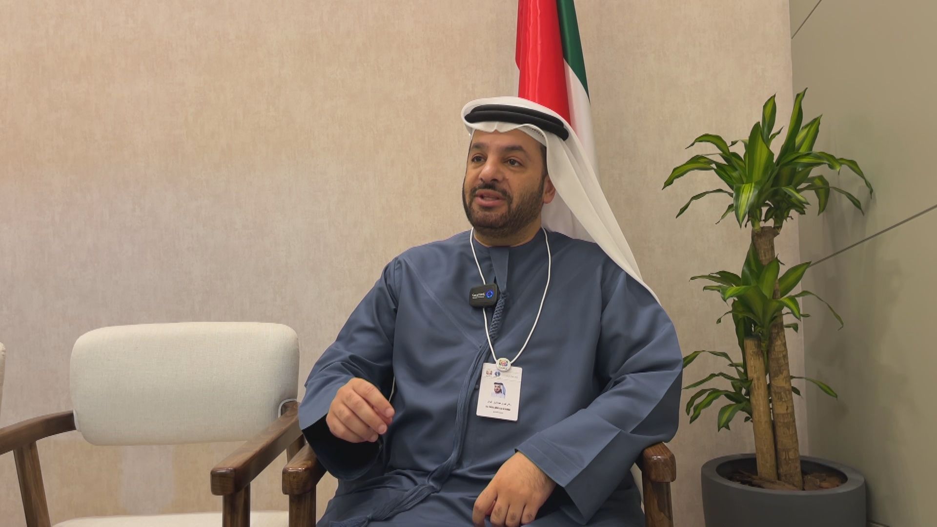 Chairman do Grupo Edge e secretário-geral de Tecnologia dos Emirados Árabes Unidos, Faisal Al Bannai, em entrevista ao CNN Money