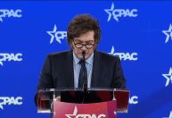 Na CPAC, Milei diz que é um "outsider" igual a Trump