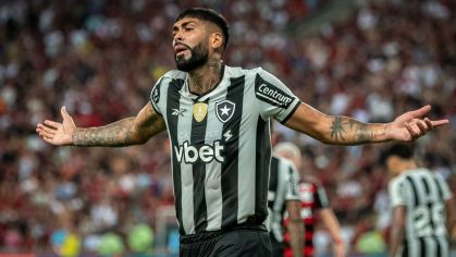 Barboza, do Botafogo, durante jogo contra o Flamengo
