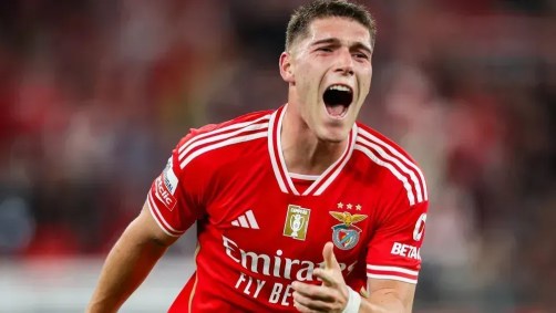 Especulado pelo Botafogo, Benjamin Rollheiser está sem espaço no Benfica e está perto de assinar com o Santos