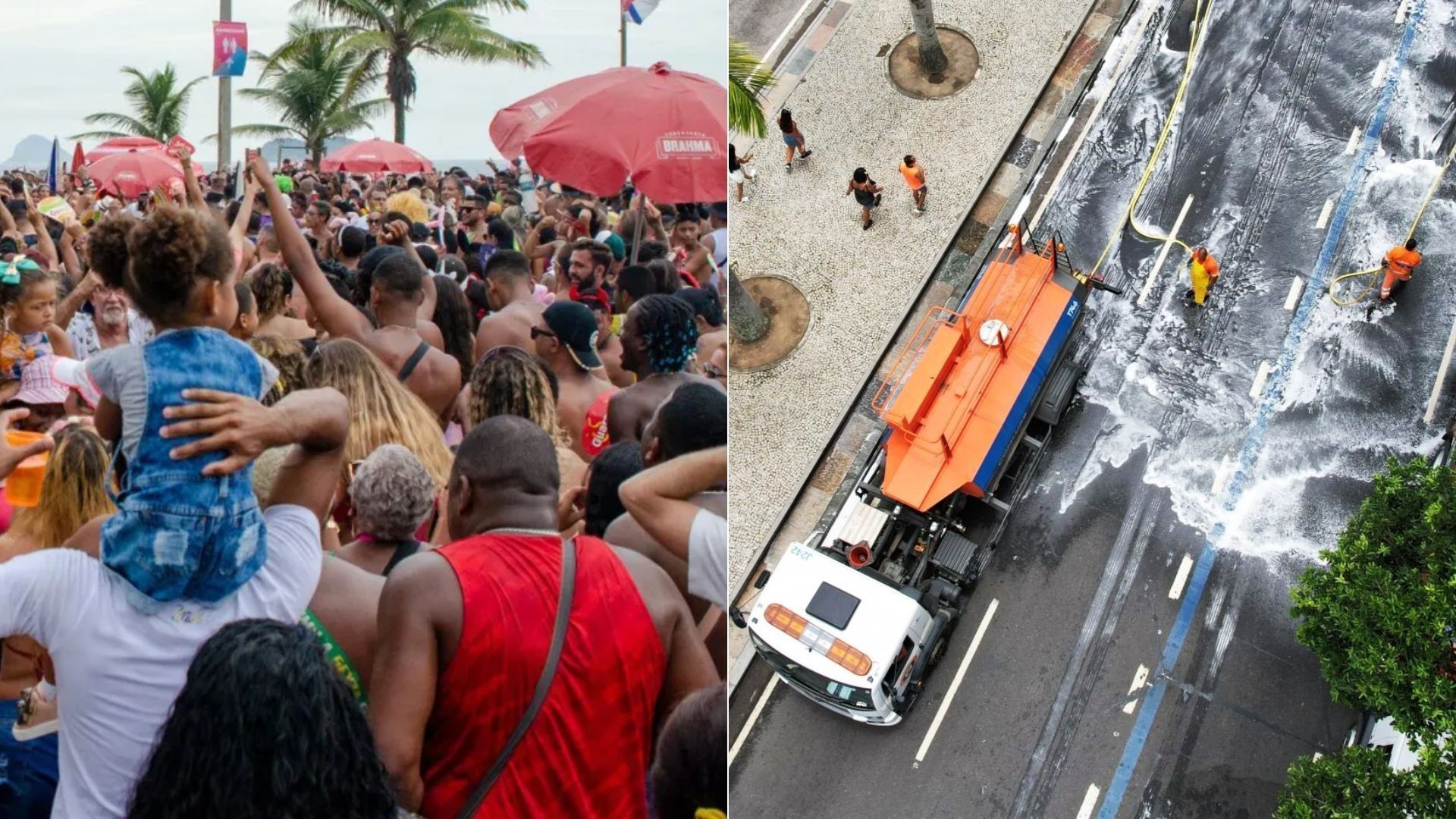Blocos de carnaval deixam 28 toneladas de lixo no RJ
