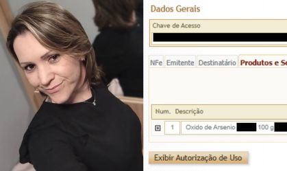 Bolo envenenado: documento mostra "caminho" de arsênio comprado por Deise