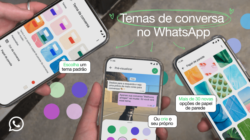 WhatsApp anuncia novos recursos • Divulgação