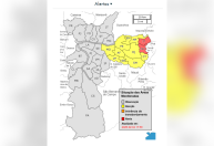 Zona Leste de SP fica em atenção para alagamentos nesta terça (4), diz CGE