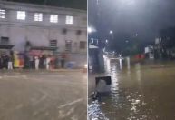 Vídeo: chuvas causam estragos e deixam desabrigados em Guarujá (SP)