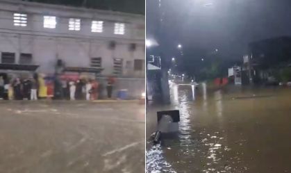 Vídeo: chuvas causam estragos e deixam desabrigados em Guarujá (SP)