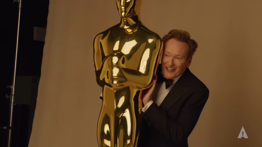 Conan O'Brien em promo do Oscar 2025