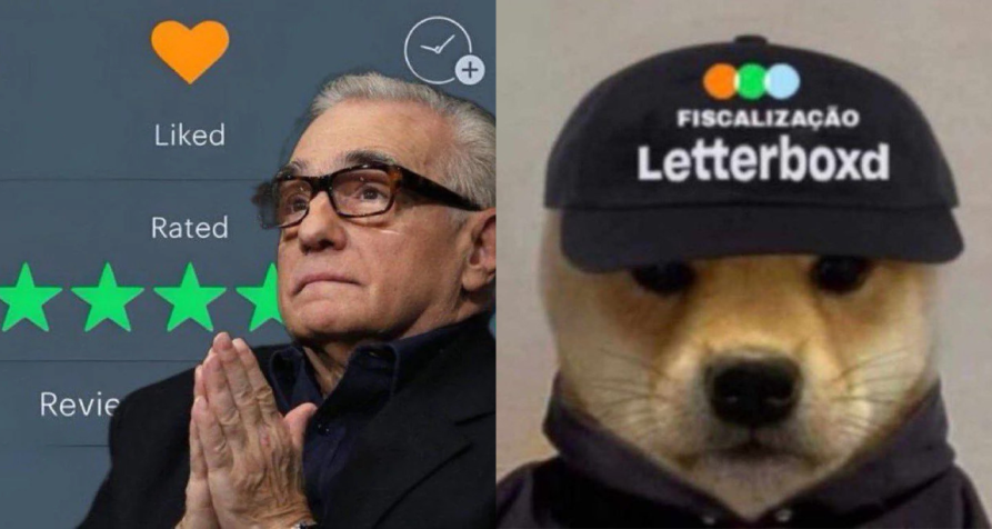 O Letterboxd, plataforma para avaliação de filmes e séries, aproveitou os memes para aumentar seu engajamento • Reprodução/X