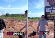 "Só joga lixo quem é corno": Prefeitura de MG satiriza descarte irregular