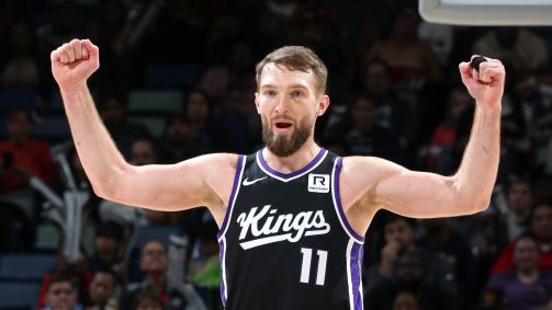 Domantas Sabonis, pivô lituano do Sacramento Kings