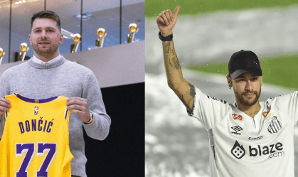Luka Doncic e Neymar