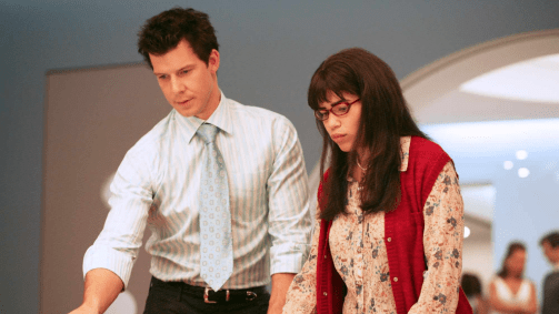 Eric Mabius e America Ferrera em Ugly Betty