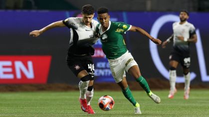 Estêvão perdeu um pênalti no clássico entre Palmeiras e Corinthians