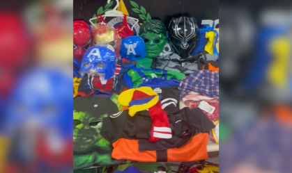 Fantasias pirateadas são apreendidas pela polícia no Rio