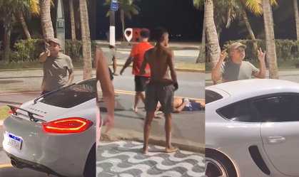 Agressão Porsche