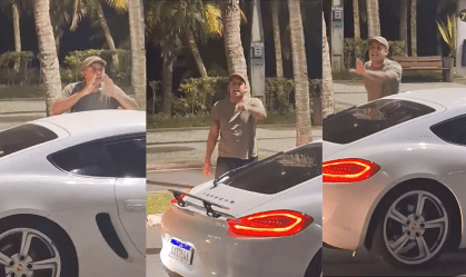 Polícia apreende Porsche de motorista que agrediu idoso no litoral de SP