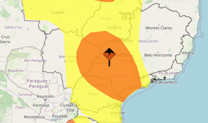 São Paulo terá temporal de até 100 mm e ventos de até 100 km/h, diz Inmet