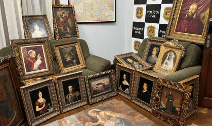 Obras sacras furtadas de igreja histórica de São Paulo são apreendidas