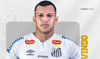 Gabriel Veron foi anunciado pelo Santos