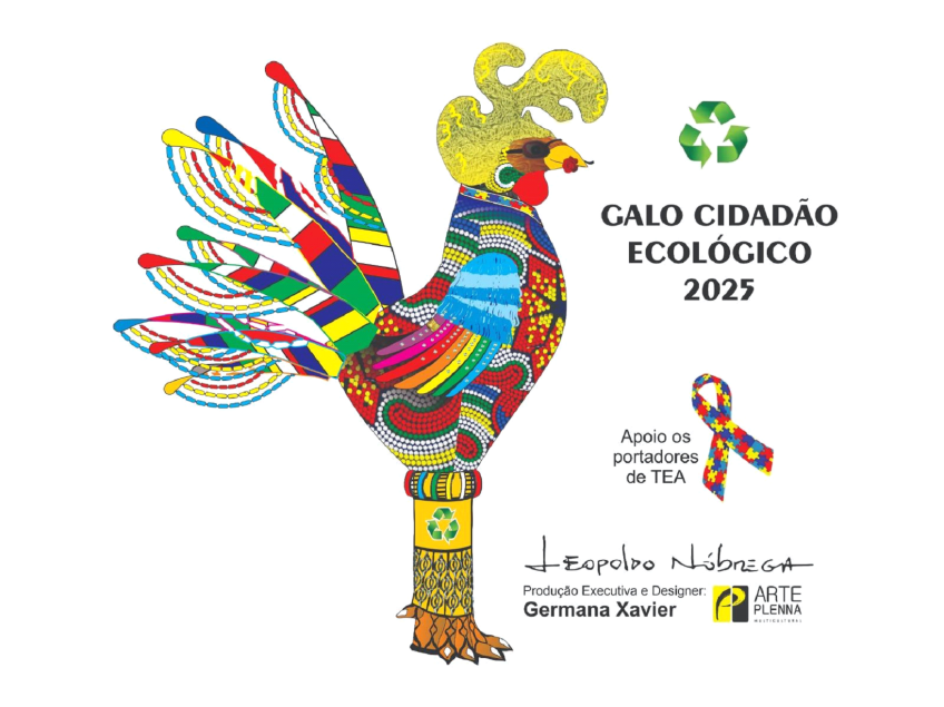 Galo da Madrugada terá sustentabilidade como tema em 2025 • Divulgação