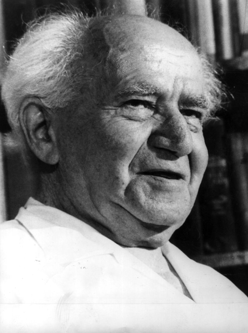 David Ben-Gurion (1886 - 1973) fundador de Israel • Keystone/Getty Images
