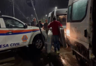 Em menos de um dia, Guarujá registra mais de 20% da chuva prevista no mês