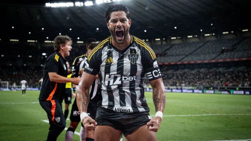 Hulk comemora gol do Atlético-MG