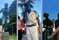 Inteligência artificial "dá vida" a estátuas do Rio de Janeiro; veja