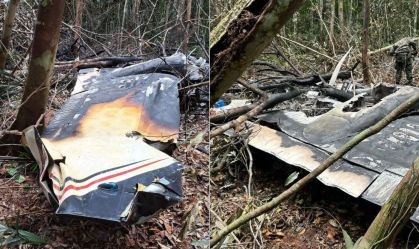 Imagens mostram sobrevoo em local onde aeronave venezuelana foi abatida