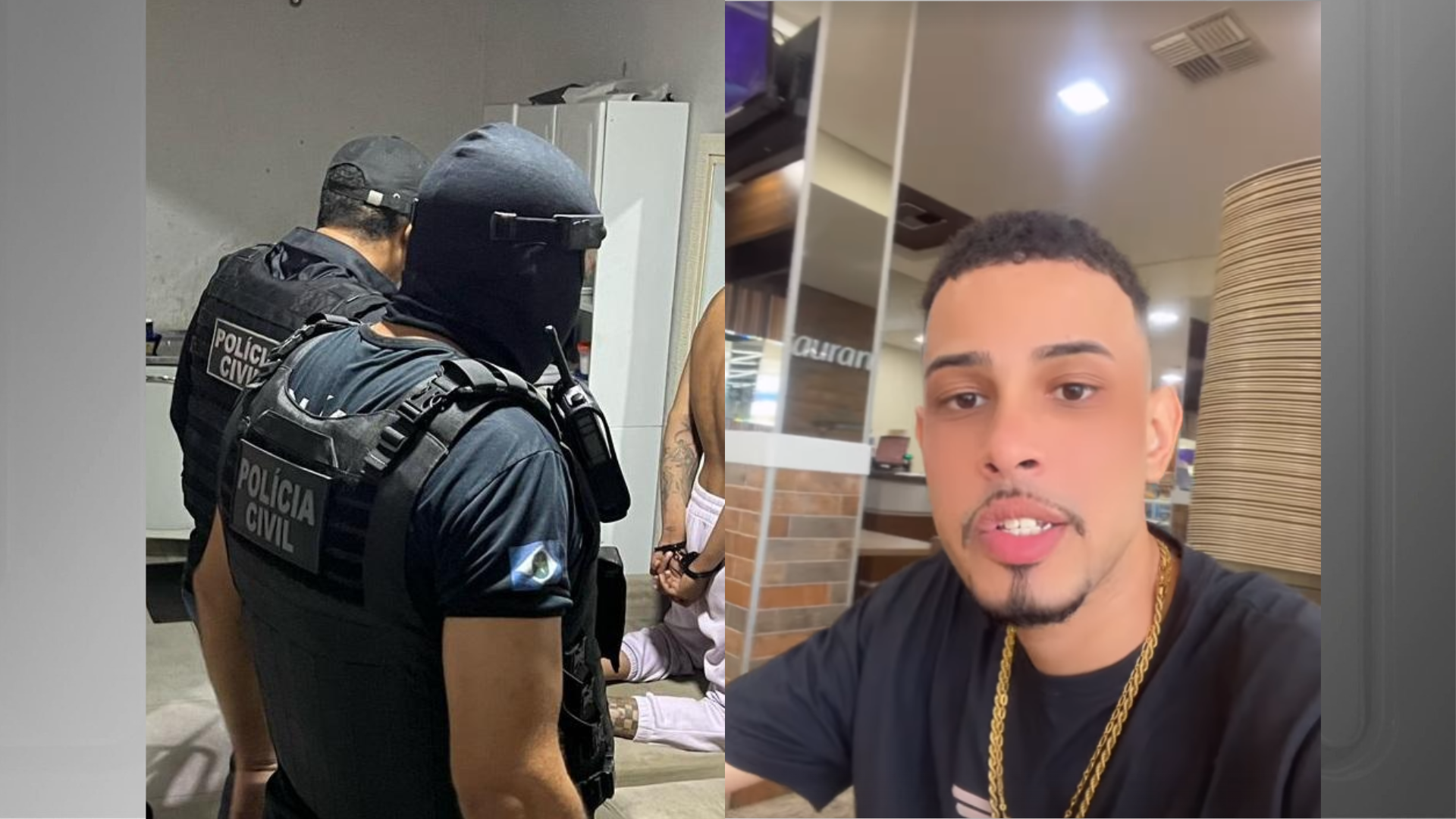 Influencer foi preso nesta sexta (28)