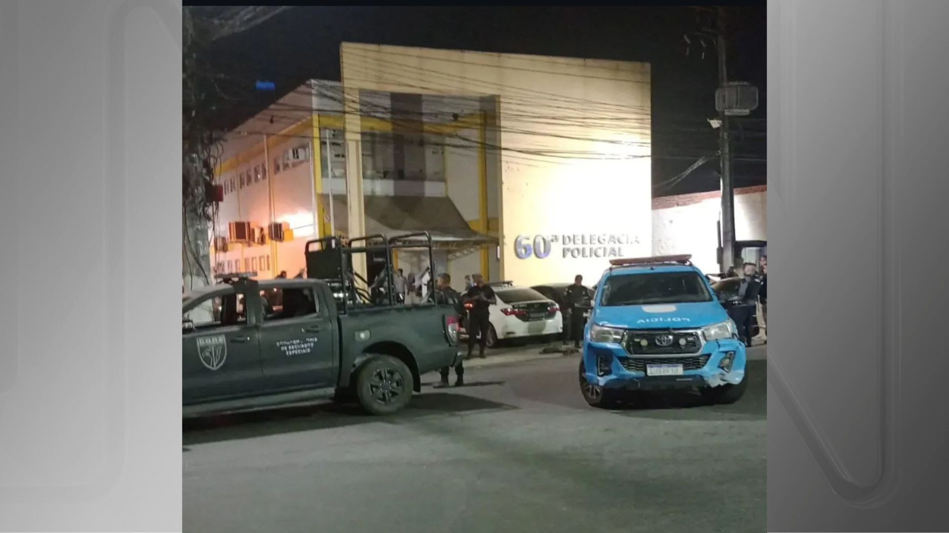 Delegacia em Duque de Caxias foi metralhada por criminosos