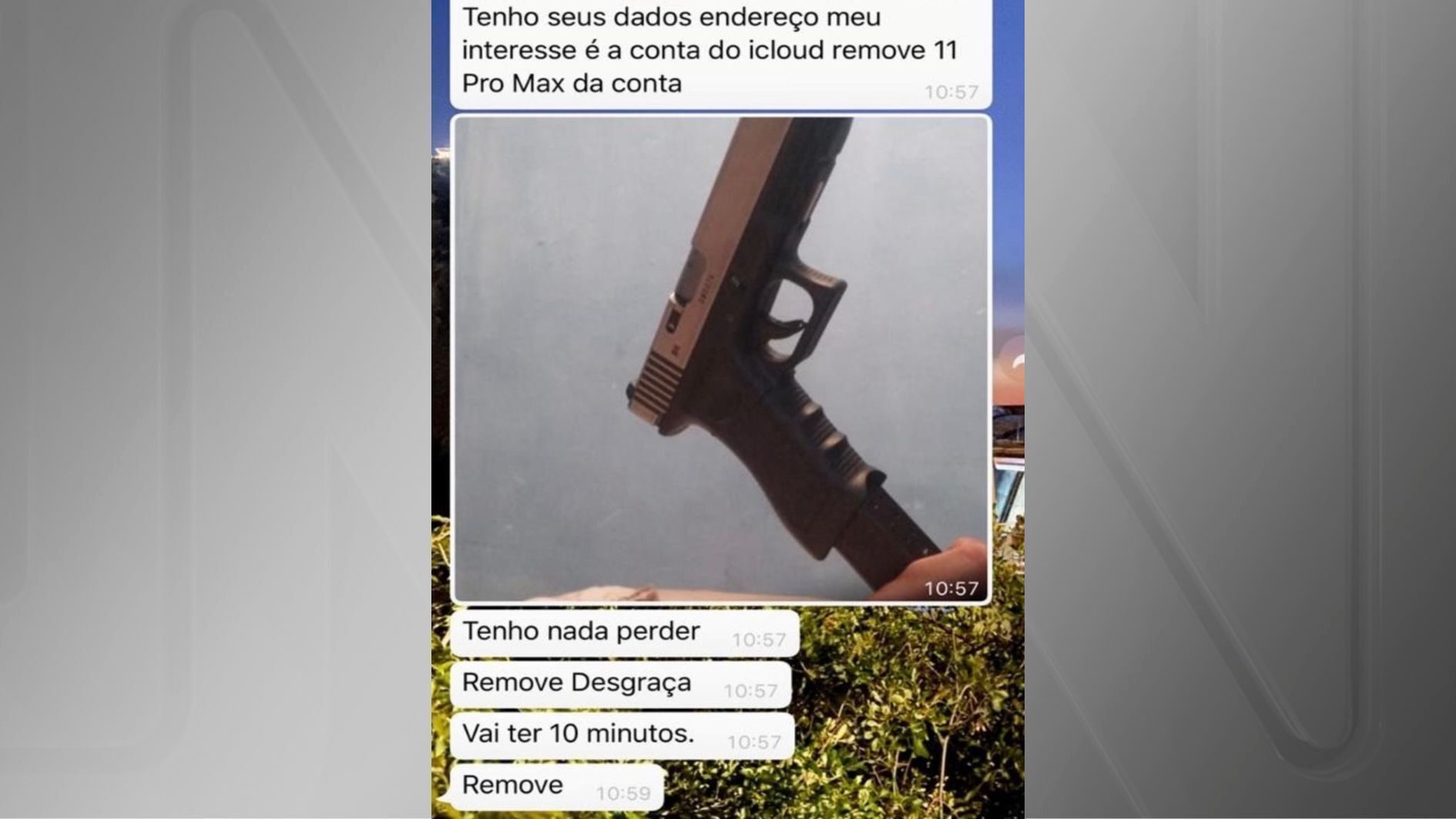 Criminoso do Comando Vermelho pratica extorsão por meio de aplicativo de mensagem