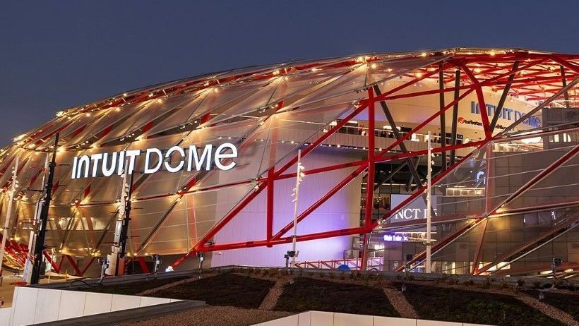 Intuit Dome, em Los Angeles, na Califórnia