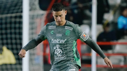 James em jogo do León, do México