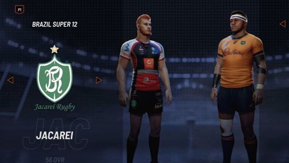 Jacareí Rugby é um dos times brasileiros disponíveis no Rugby 25
