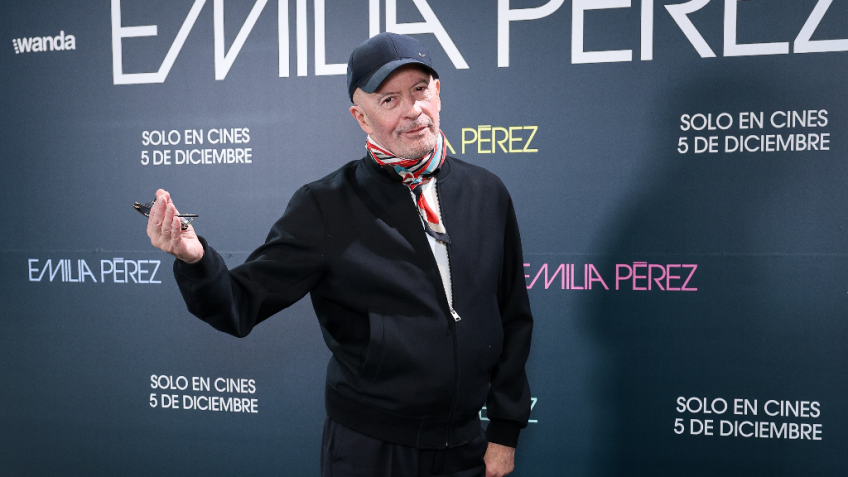 Jacques Audiard, diretor de "Emilia Pérez" • Pablo Cuadra/Getty Images