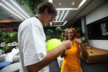 João Fonseca e Rebeca Andrade se divertem em encontro