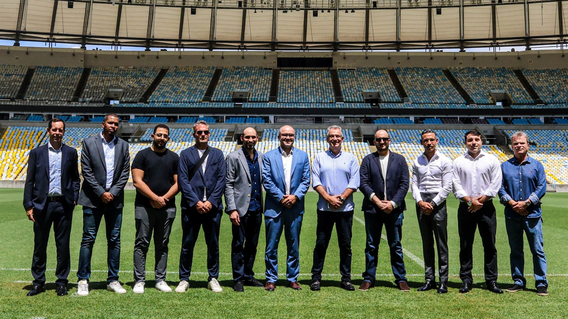 Representantes da Liga Saudita no Maracanã