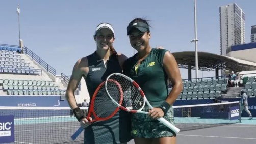 Luisa Stefani avança às quartas de final nas duplas em Abu Dhabi