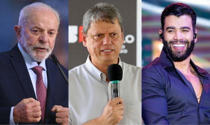 Luiz Inácio Lula da Silva - Tarcísio de Freitas - Gusttavo Lima