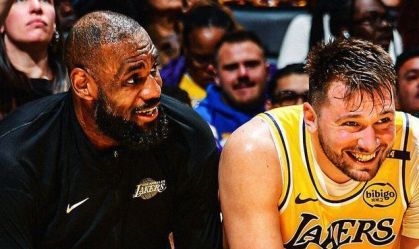 Estreia de Doncic nos Lakers reúne celebridades; veja fotos