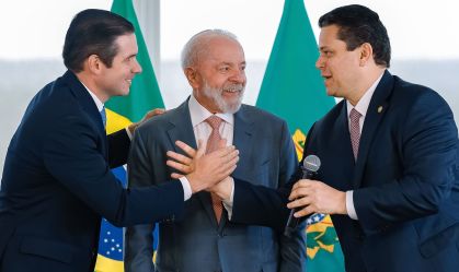 03.02.2025 - Presidente do Senado Federal, Senador Davi Alcolumb