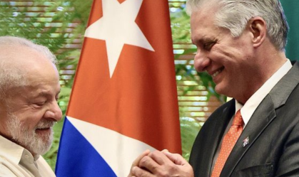 Presidente de Cuba parabeniza Lula e Gleisi pelos 45 anos do PT