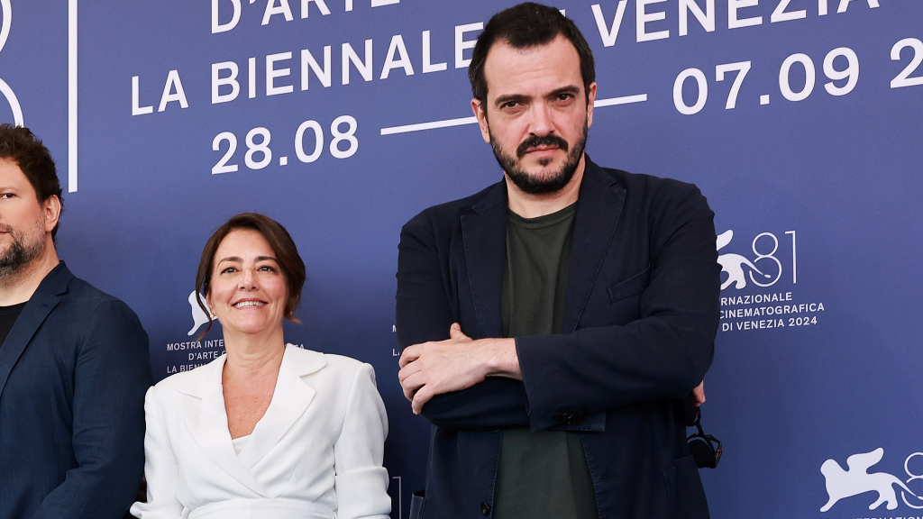 Maria Carlota Bruno e Rodrigo Teixeira na exibi