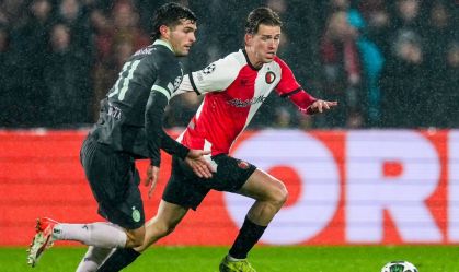 Com gol de brasileiro, Feyenoord larga na frente contra Milan na Champions