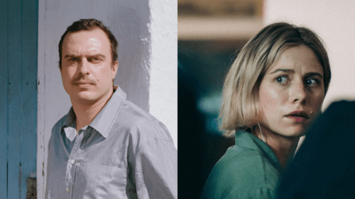 Montagem com Andrea Gavazzi e imagem do curta "A Lien"