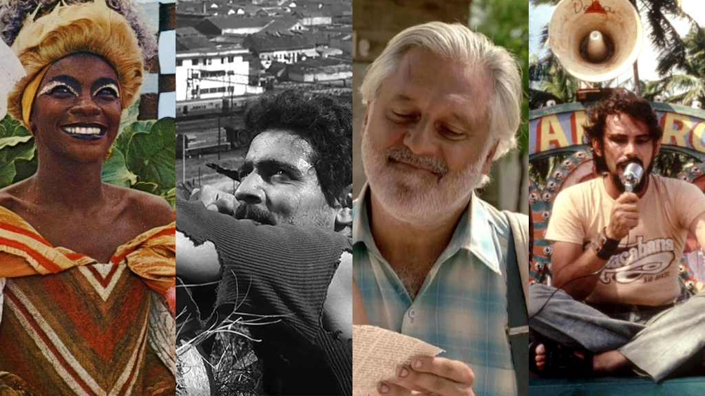 Montagem com os principais filmes de Cacá Diegues